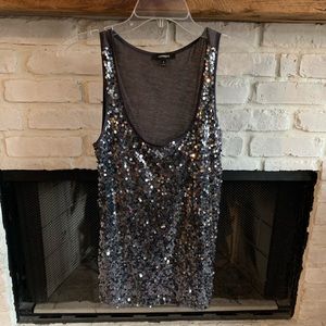Express Women’s Sequins Tank Top